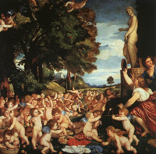  Titian The Worship of Venus Spain oil painting art